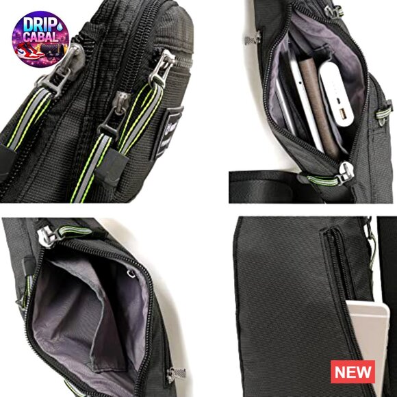 Water-Resistant Nylon Sling Bag Crossbody Backpack Daypack main image 4
